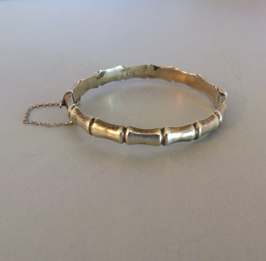 ENGLISH sterling silver bamboo bracelet CPS