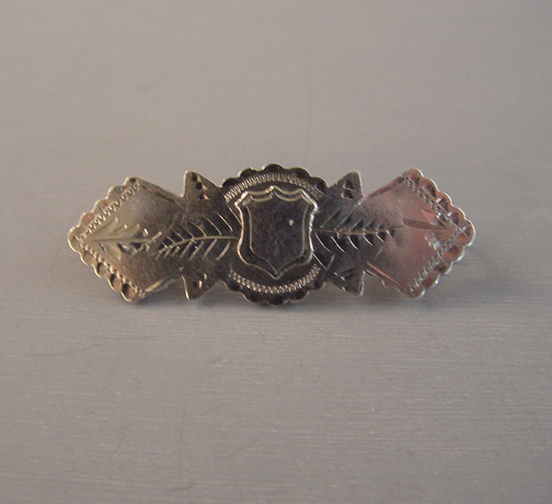VICTORIAN sterling silver pin hallmarked for Birmingham 1904