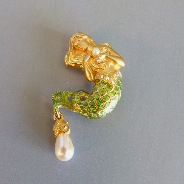 BEREBI Limited Edition “Mermaid Song” brooch with original box