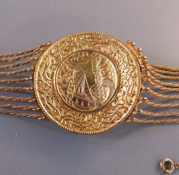 HOBE bracelet in an Old World Austro-Hungarian style - Morning Glory ...