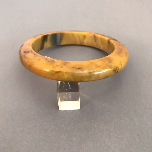 BAKELITE Mississippi mud beautifully marbled bangle