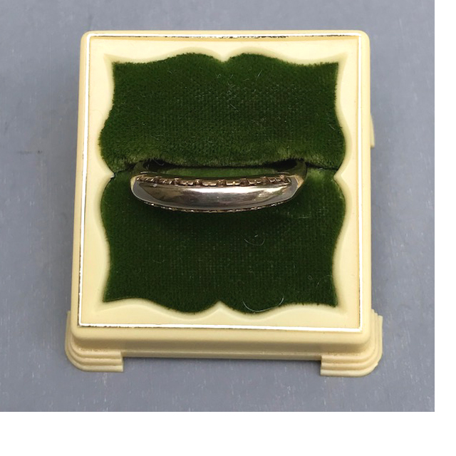 RING 14k yellow gold wedding band