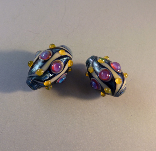 GLASS hand blown glass beads in amazing and beautiful colors