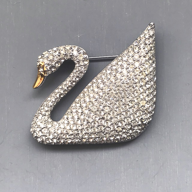 SWAROVSKI 100th Anniversary swan brooch from 1995