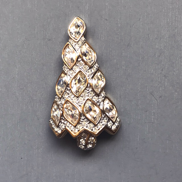 SWAROVSKI 1996 Nordstrom Jeweler’s Collection  Christmas tree brooch