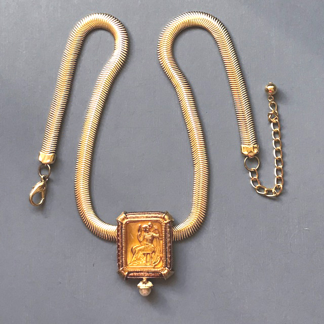 EDGAR BEREBI Limited Edition Helena pendant enameled necklace